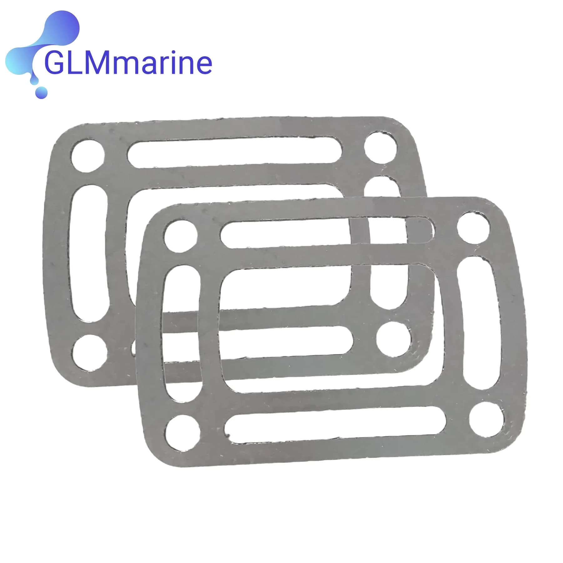 2 Set di Guarnizioni per Collettore di Scarico 3863191 Compatibili con Volvo Penta 4.3-8.1L 3850496 Sostituisce 909786 3850496 18-0943