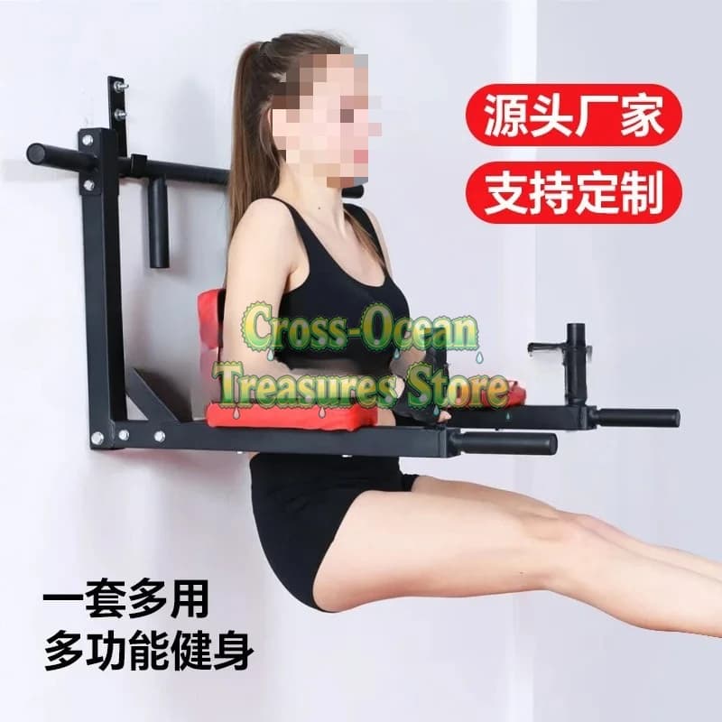 Horizontal pull-up bar Fitness Home Interior walls Sports equipment pull-up for indoors