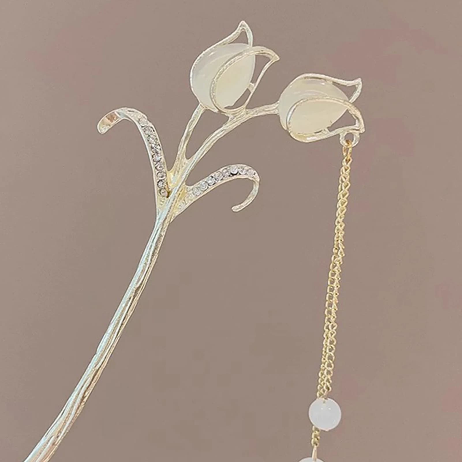 Forcina neo cinese per donna alla moda fiore in metallo nappa bastone per capelli ragazze viaggi giornalieri shopping gioielli accessori per capelli 1pz