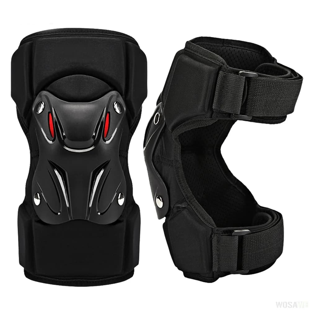 Ginocchiere sportive per fitness Set da ciclismo per mountain bike Ginocchiera da ballo Supporto per protezione per ginocchio per moto da discesa MTB