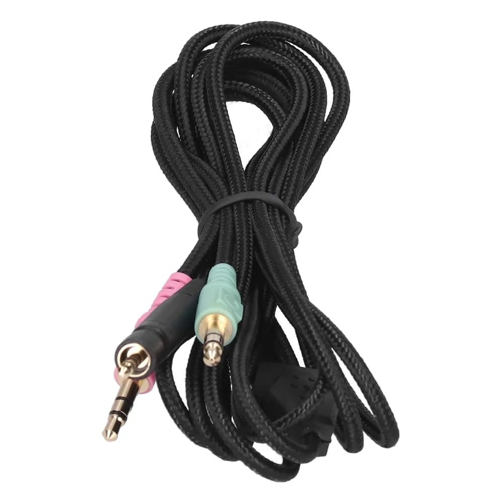Plug and Play Game Headphone Cable Headset Cable Aux Cord Gaming Headset Cable for Sennheiser G4ME ONE/GAME ZERO/PC 373D/ GSP350