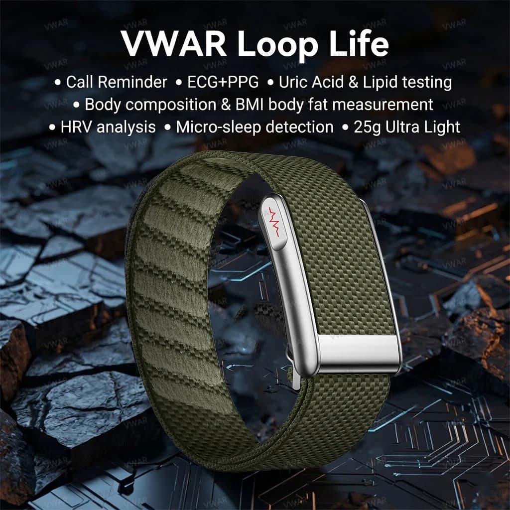 New Smart Bracelet for Health 2026 with ECG and HRV, for Men and Women, Cardiac Frequency Monitoring, Blood Pressure, Blood Oxygen, 5ATM Waterproof, Sport Smartwatch