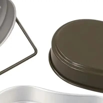 Aluminum Alloy Tableware Camping Set with Saucepan Designed for Easy Carry and Use During Hiking Camping and Picnics