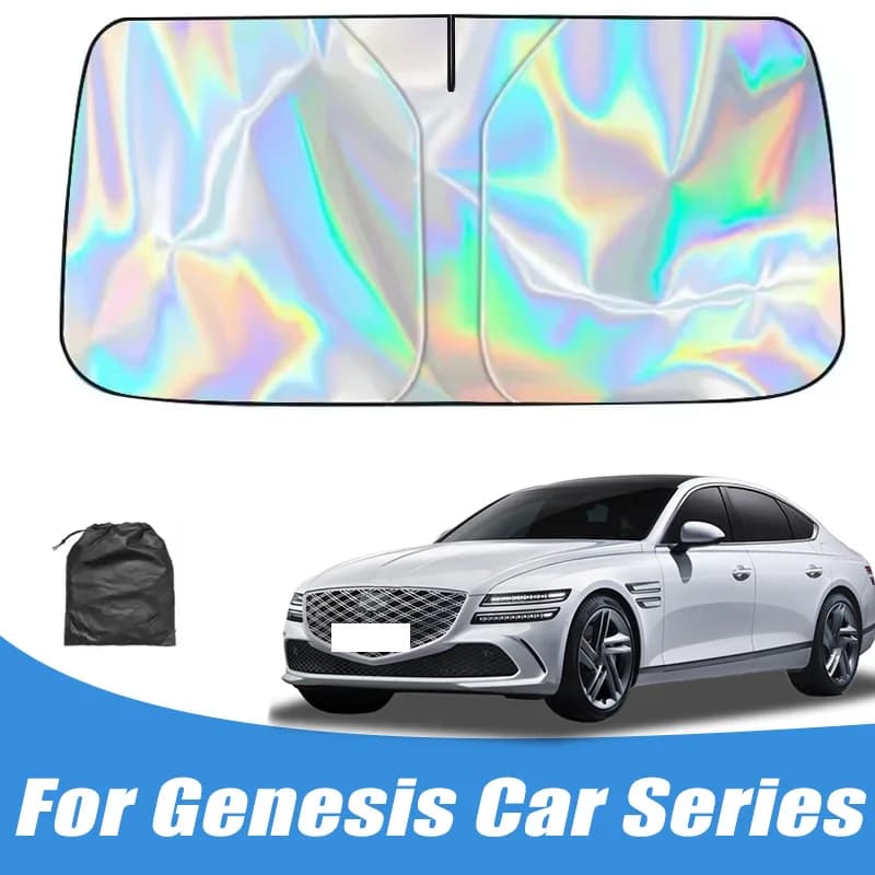 Parasole per Parabrezza Auto per Genesis G70 G80 G90 GV60 GV70 GV80, Protezione Termica per Finestrino Anteriore, Accessori Auto