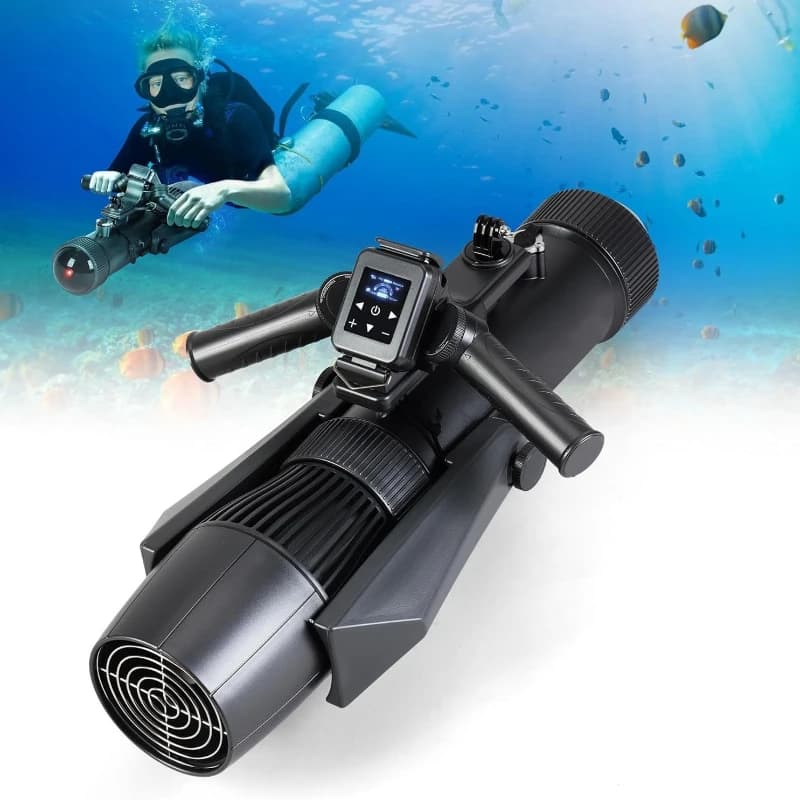 Propulsori subacquei, maniglie per immersioni, booster per pagaie, kayak, attrezzature marine, potenti dispositivi per immersioni e surf