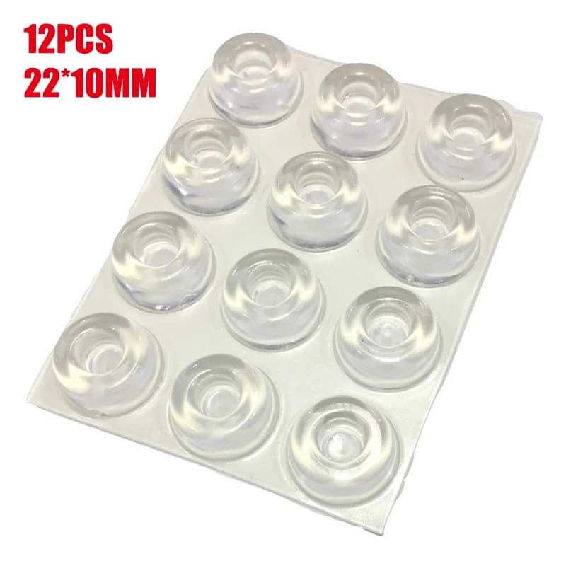 Transparent PVC Anti Collision Pad Furniture And Cabinets Sound Absorbing Pad Self Adhesive Anti Skid Adhesive Particles