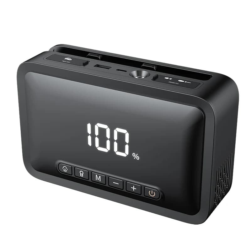 Avviatore per ponticello per attrezzi per veicoli Amplificatore per batteria per saltare per auto con torcia elettrica per avviamento per auto