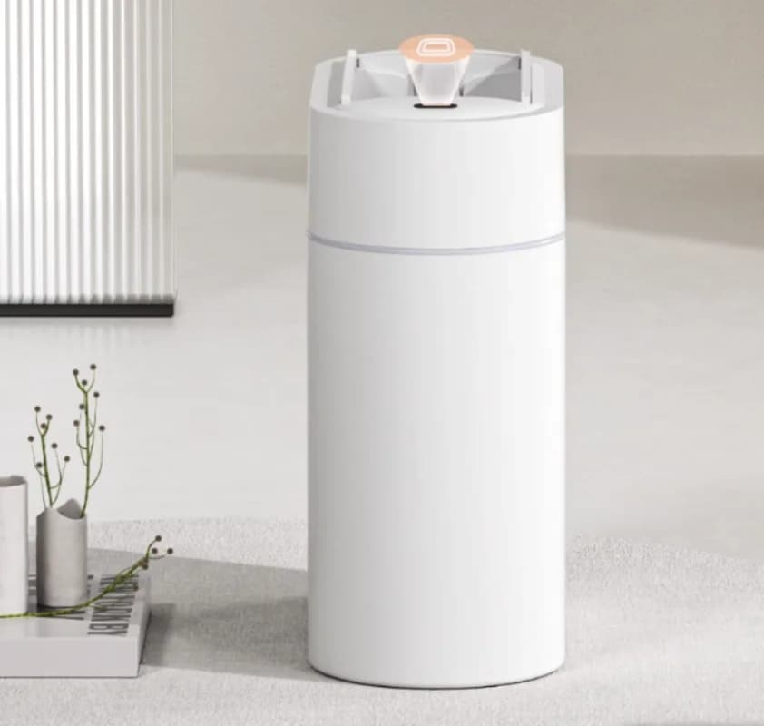 Two-way Automatic Bagging Adsorption Rubbish Bin 9L Smart Sensor Trash Can with Lid Home Wall Mount Kitchen Dustbin Garbage Can