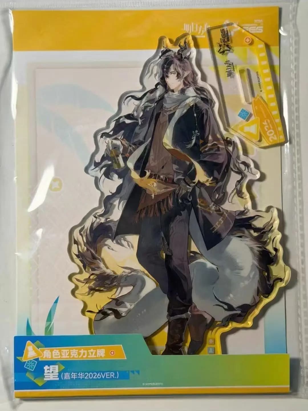 Arknights Wang Cosplay figure Acrylic Stand Model Plate Desk Decor Standing Sign Desktop Ornament Accessories Xmas gift