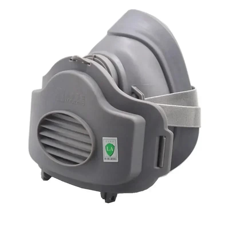 3200 Respiratore antipolvere Mezza faccia Maschera antipolvere Gomma di sicurezza sul lavoro con filtro 3701 per la pulizia della casa Lucidatura del carpentiere
