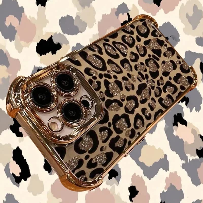 Custodia con stampa leopardo per Samsung Galaxy A56 A53 A50 A36 A35 A34 A33 A32 A31 A26 A25 A24 A23 A22 A16 A15 A14 A13 5G A05S 4G Cover