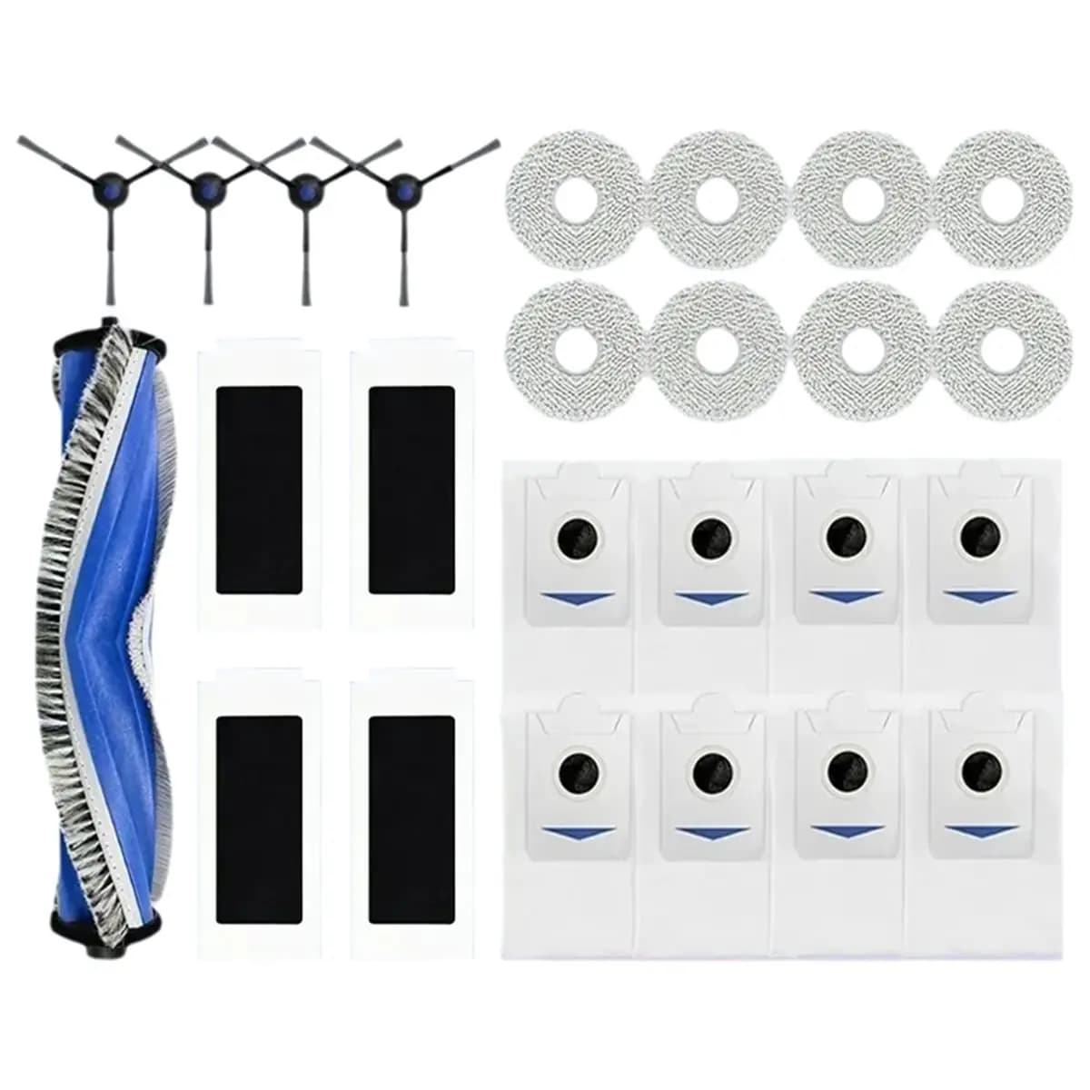 For T30 PRO OMNI / T30S PRO / Pro+ Robot Vaccum Parts Dust Bag Main Side Brush Filter Mop Accessories