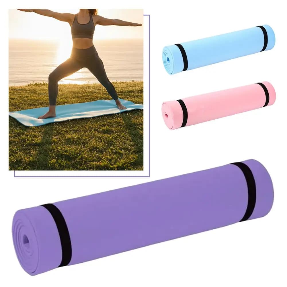 Yoga Pad Comfortable Foam Mat Nonslip Sports Fitness Mat Exercise Body Building Blanket EVA Yoga Mat for Exercise