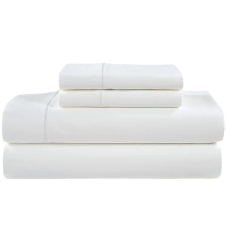 Set of King Size Sheets 100% Egyptian Cotton with Sheets with Angles Fully Elasticized by 15 Inches and Set of Loyalty, Satinated Textile