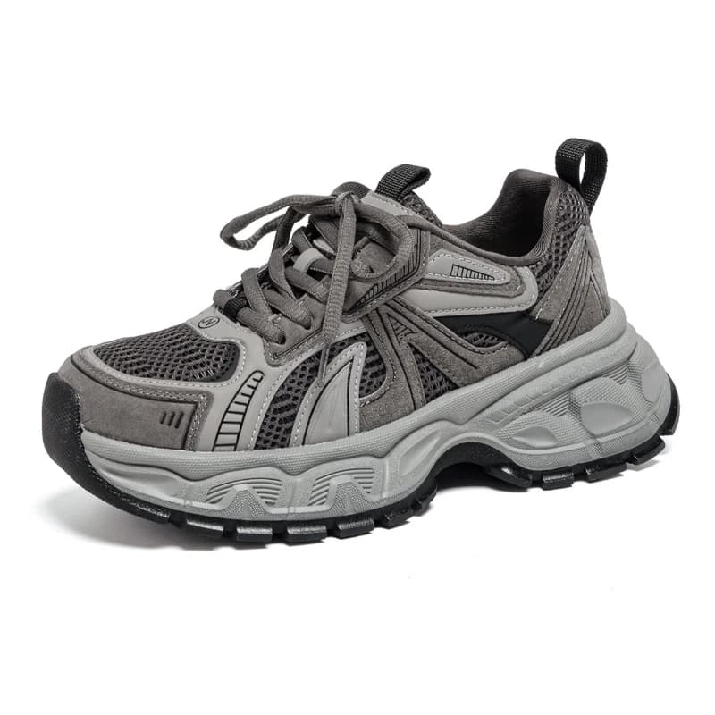 Women's Breathable Mesh Platform Gymnastics Shoes Casual Gymnastics Shoes with Fashionable Design Running Shoes Anti-slip Outdoor