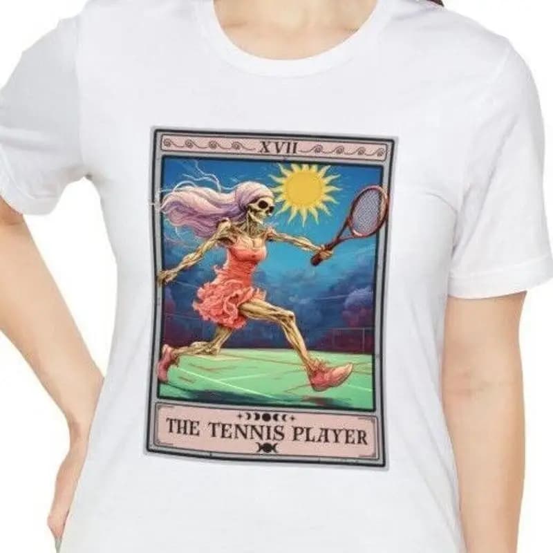 T-shirt da tennis Giocatore di tarocchi per
