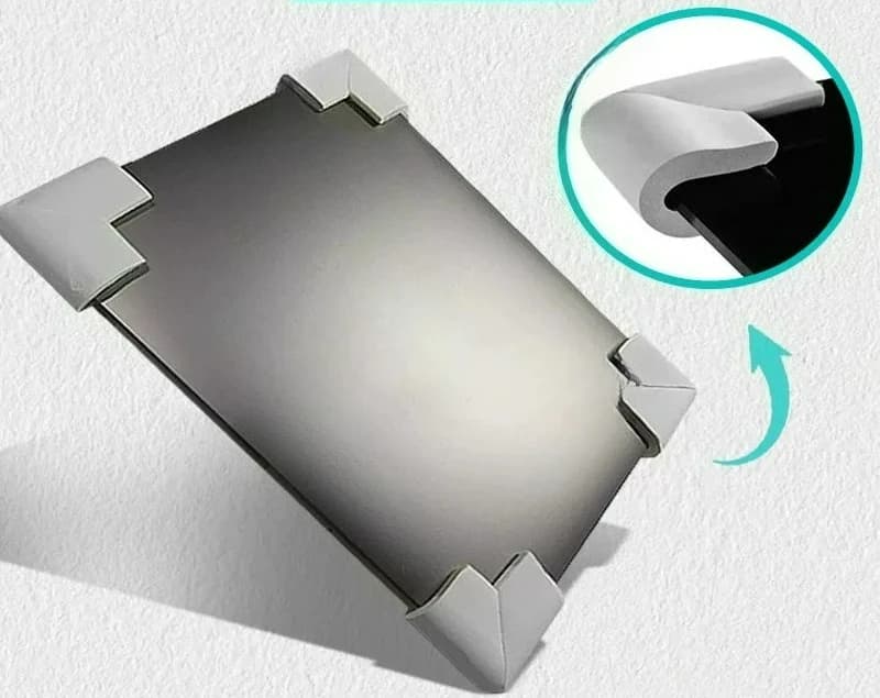 Covers for Notebook & Mac Tablet Light Gray Corner Protector Sleeve Anti-collision Corners
