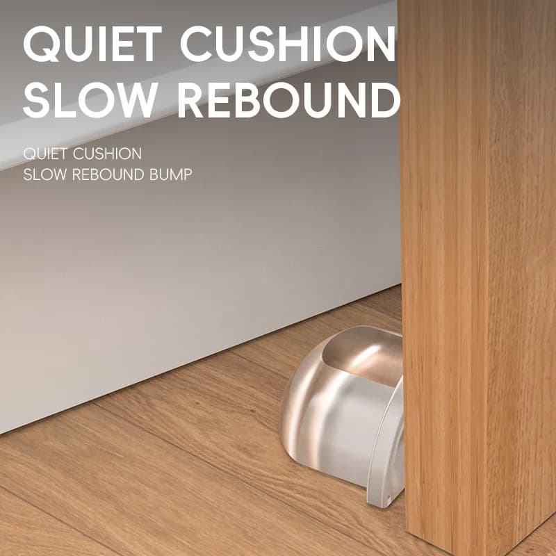 MIXSAS Transparent Self Adhesive No Drill Door Stopper Silicone Anti-Collision Bump Door Holder for Protection Wall Floor Furnit