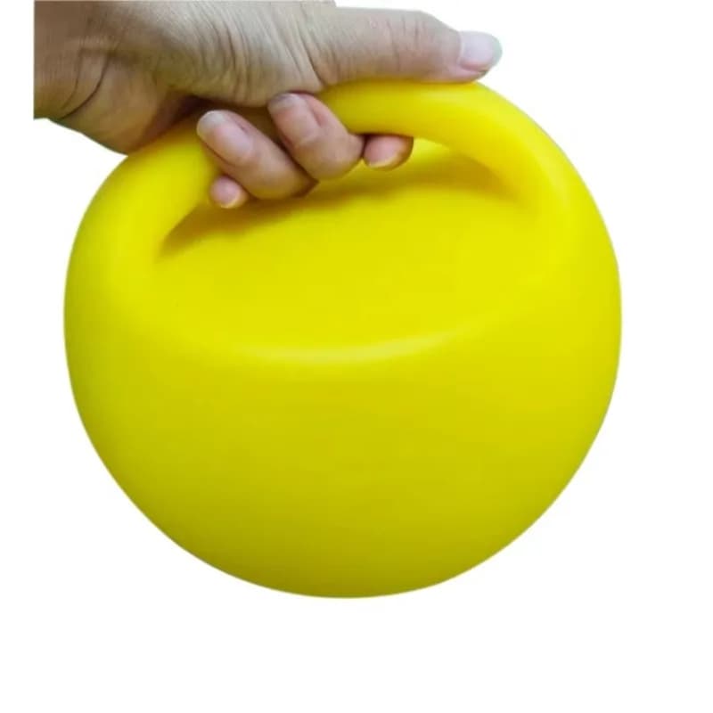 Kettlebell in Gomma Morbida Riempibile con Acqua, Regolabile da 1 a 12 Libbre - Ottimo per Allenamento di Resistenza a Casa
