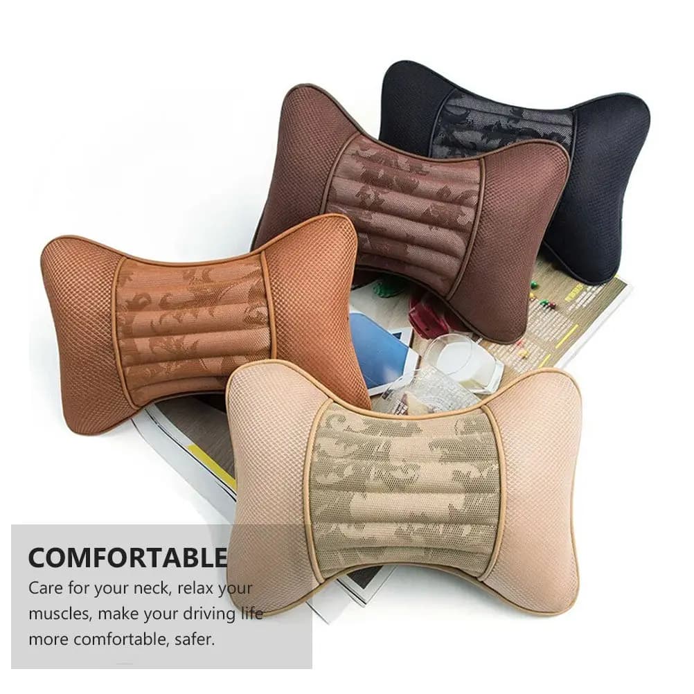 1 paio di cuscini ergonomici per il collo in memory foam, supporto per il collo, cuscino per la guida, per stare seduti, in ufficio, in viaggio, universali, adatti a tutte le stagioni