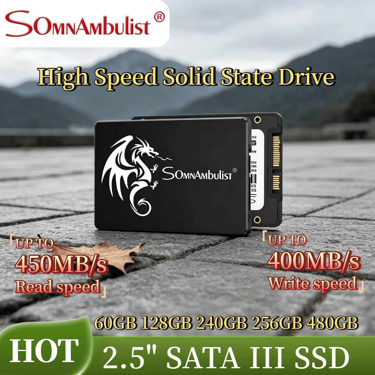 SomnAmbulist 2.5 Inch Internal SSD SATA3 120GB 240GB 480GB 960GB Solid State Drive 128GB 256GB 512GB 1TB 2TB for PC Laptop
