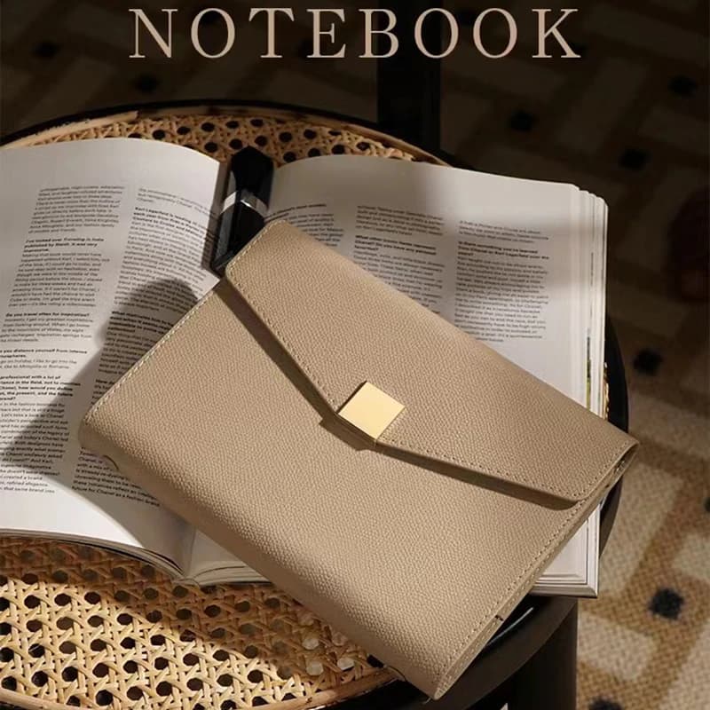 A5 A6 Pu Leather With pen Gift Box Notebook Binder Journal Diary Planner Business Office School Stationery Support customization
