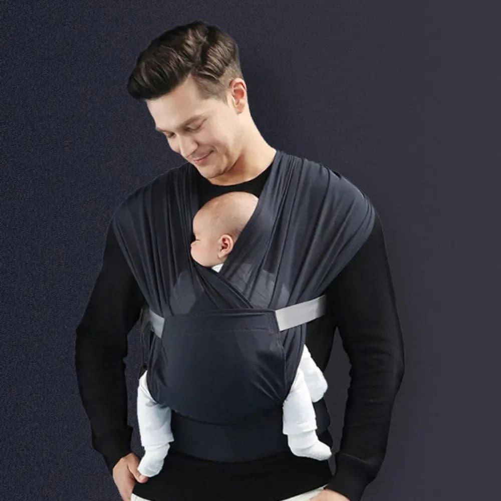 Durevole ed ergonomico per neonato, fascia elastica regolabile per marsupio per bambini, traspirante, zaino per marsupio per mamma