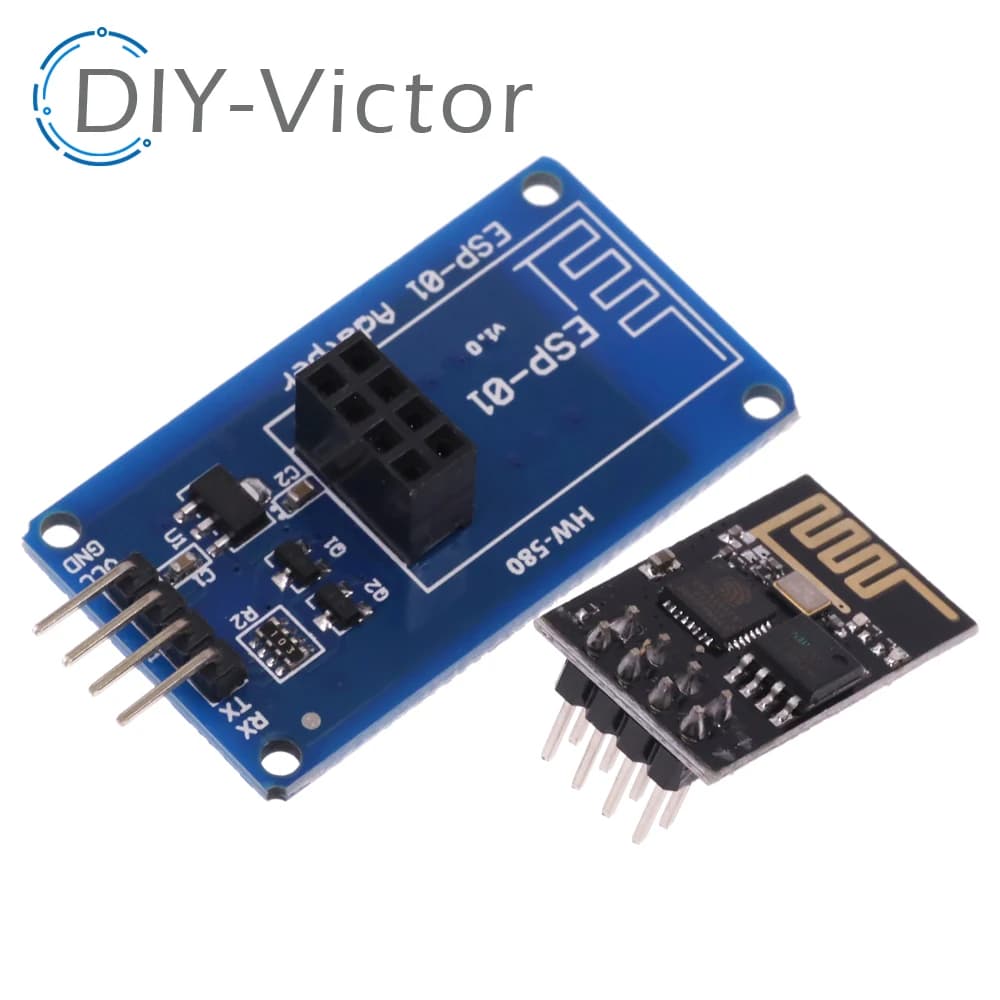 Modulo Adattatore WIFI Seriale ESP-01S ESP01S ESP8266, Scheda di Sviluppo Wireless, Ricetrasmettitore Wireless per Raspberry Pi UNO R3 One