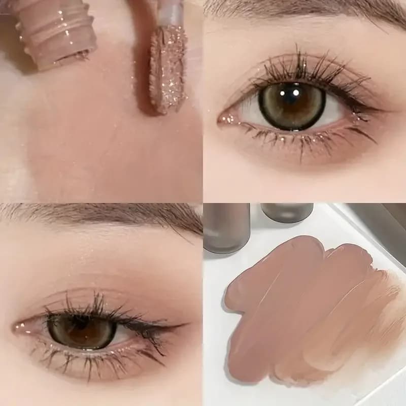 Kakashow Mist Eyeshadow Matte liquid perlescent Shimmer Illumina liquid shade earth color, full eye makeup in 3 minutes