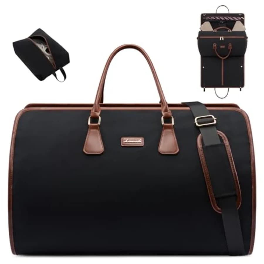 Borse porta abiti LOVEVOOK da viaggio, borse porta abiti 3 in 1 con tasca per scarpe, borsa porta abiti da viaggio per donna e uomo, Ha
