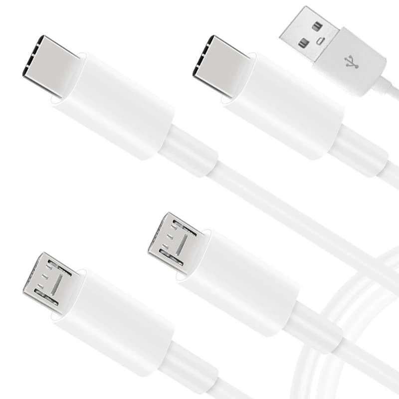 Cavo ricarica USB a doppio tipo C e doppio Micro per le banche alimentazione