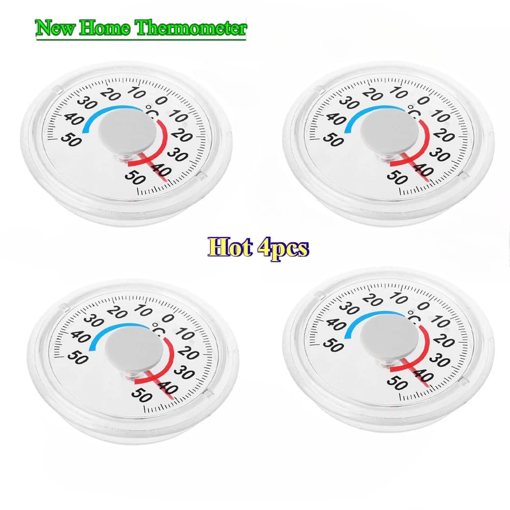 Digital external thermometer Type pointer for doors and windows Round plastic watch for cold heat Thermometer for big deal