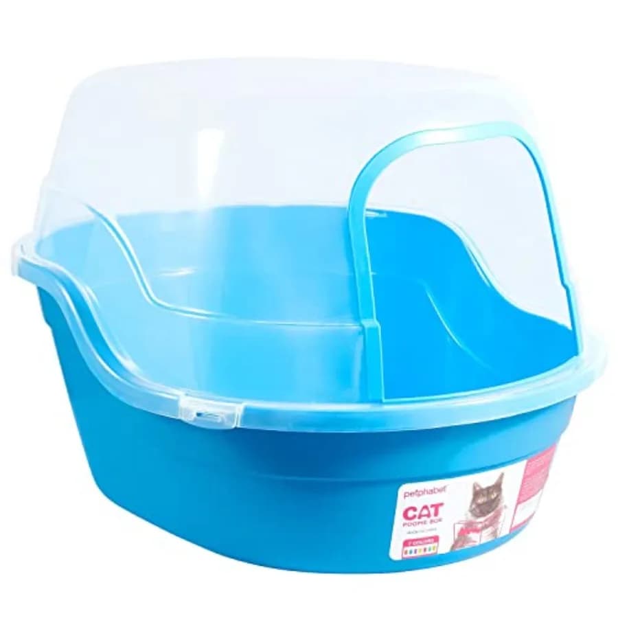 Lettiera per Gatti con Coperchio Extra Large e Leggera