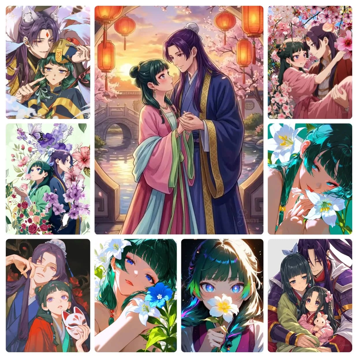 The Apothecary Diaries Anime Character Jigsaw Puzzles 500/1000/1200/2000PCS Handmade Art Exquisite Home Decor Gift No Frame