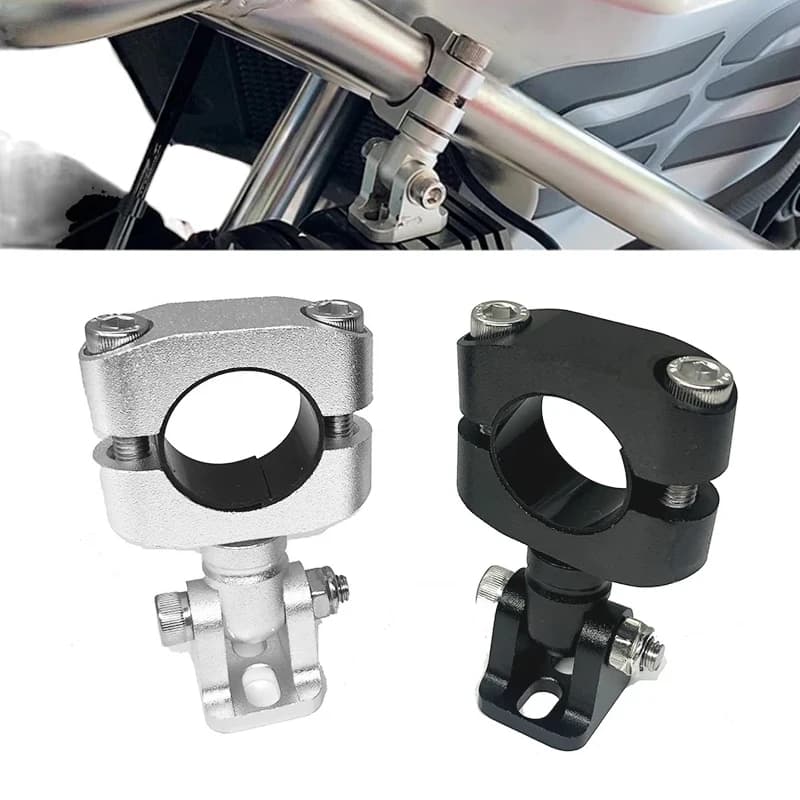 2PCS Moto Fendinebbia Staffa di Montaggio Morsetto 22-25mm Tubi Forcella Moto HA CONDOTTO il Faro Staffa Per BMW Per HONDA Per Suzuki