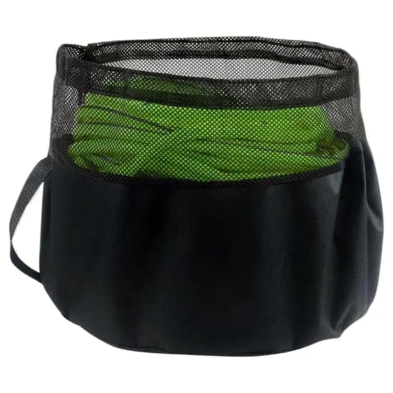 Borsa portaoggetti premium per tubi di scarico di camion, contenitore traspirante con parte superiore in rete per campeggio all'aperto, borsa portaoggetti per attrezzature camper