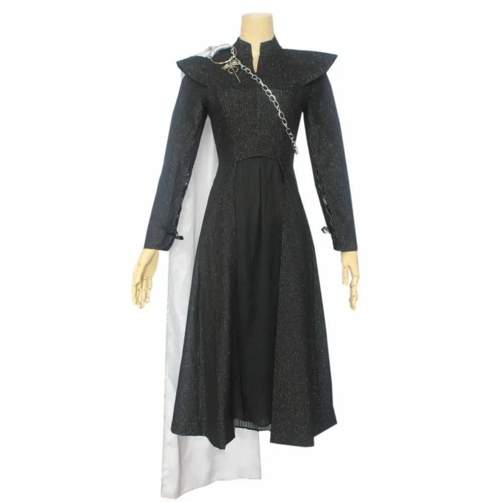 Alla moda Daenerys Targaryen Madre dei Draghi Costume Cosplay Gonna Abito Giacca a vento Parrucche per le donne Carnevale di Halloween