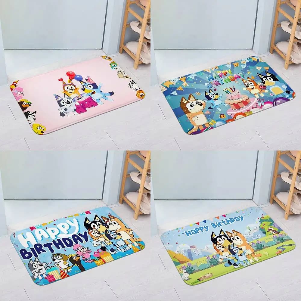Tappeto da soggiorno Anime-y-BlueyS-cute, tappeto per camera da letto, tappeto di benvenuto, tappeto da esterno