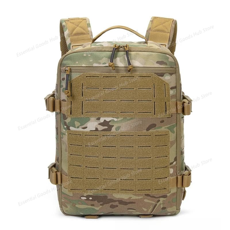 Nylon Hunting Backpack, Light Spring Bag, Hiking Backpack Compatible with vest, Sporty Backpack