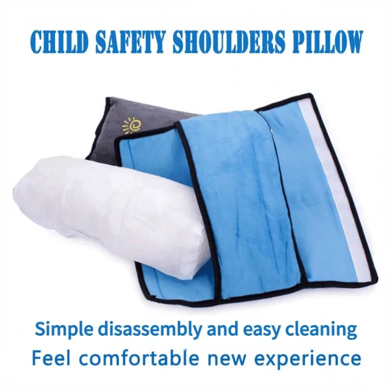 Cuscino per seggiolino auto per bambini Bambino Imbracatura per auto Cuscino per spalla Cuscino per cintura di sicurezza Supporto per cuscino comfort da viaggio