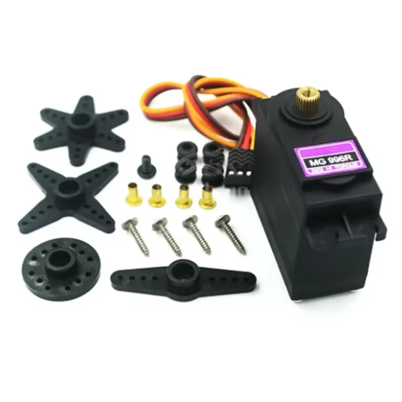 1/5/10 Pezzi Servocomandi Digitali MG995 MG996 MG996R con Ingranaggi in Metallo per Auto RC, Elicotteri, Barche, Braccio Meccanico, Arduino UNO, Fai da Te