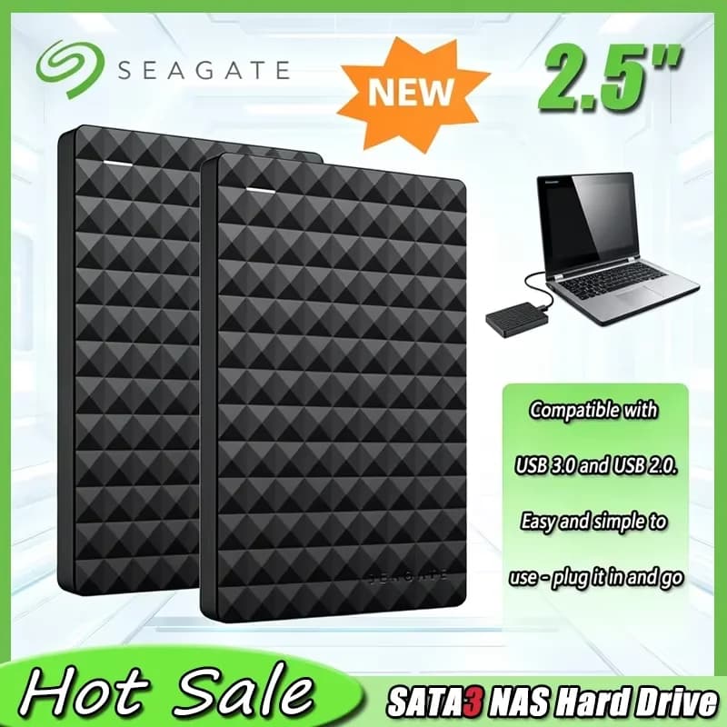2026 For Seagate For OEM Expansion HDD Drive Disk 320GB 500GB 1TB 2TB USB3.0 External HDD 2.5" Portable External Hard Disk