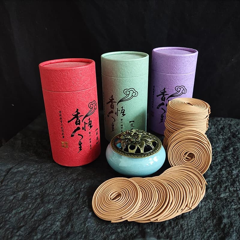 120 Piatto/scatola Legno di Sandalo Naturale Lavanda Bobina di Incenso Aromaterapia Buddha Yoga Incenso Indoor Burning Fragranza Per La Casa