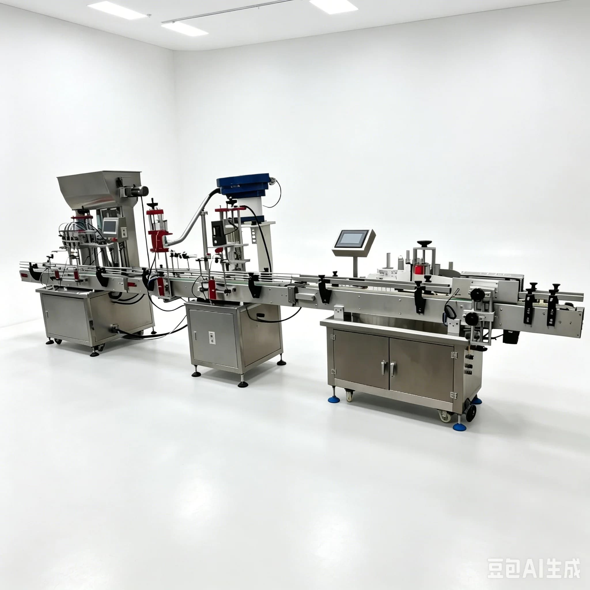 Best Selling Dry Powder Auger Dosing Filler Machine Coffee Bean Particle Powder Filling Capping Labeling Line
