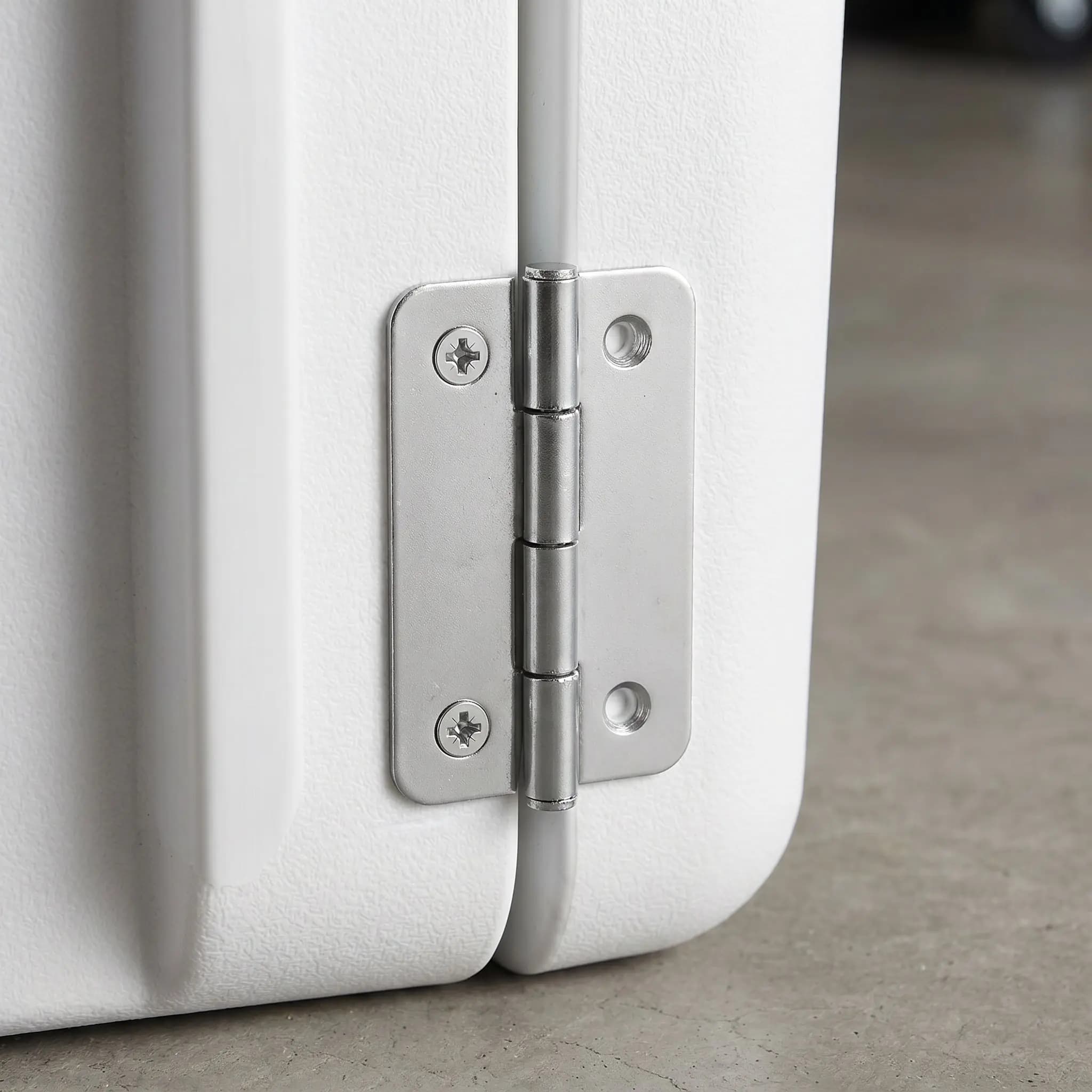 3Pcs Cooler Hinges Replacement Heavy Duty Stainless Steel Screws Included Smooth Opening Cold Storage Chest Cooler Lid Hardware