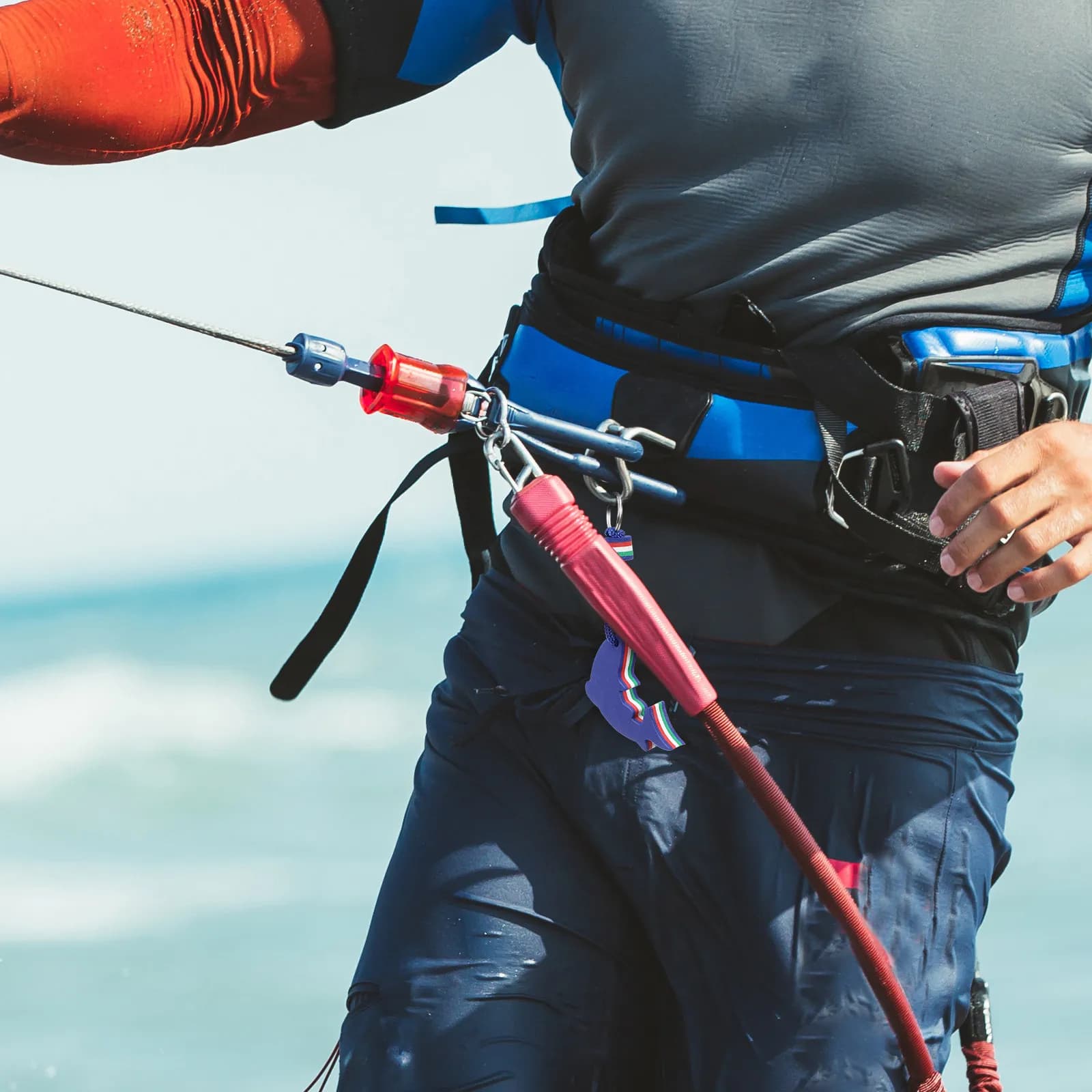 2 Pezzi Portachiavi Galleggiante Eva a Forma di Delfino per Kayak, Canoa, Nautica e Sport Acquatici