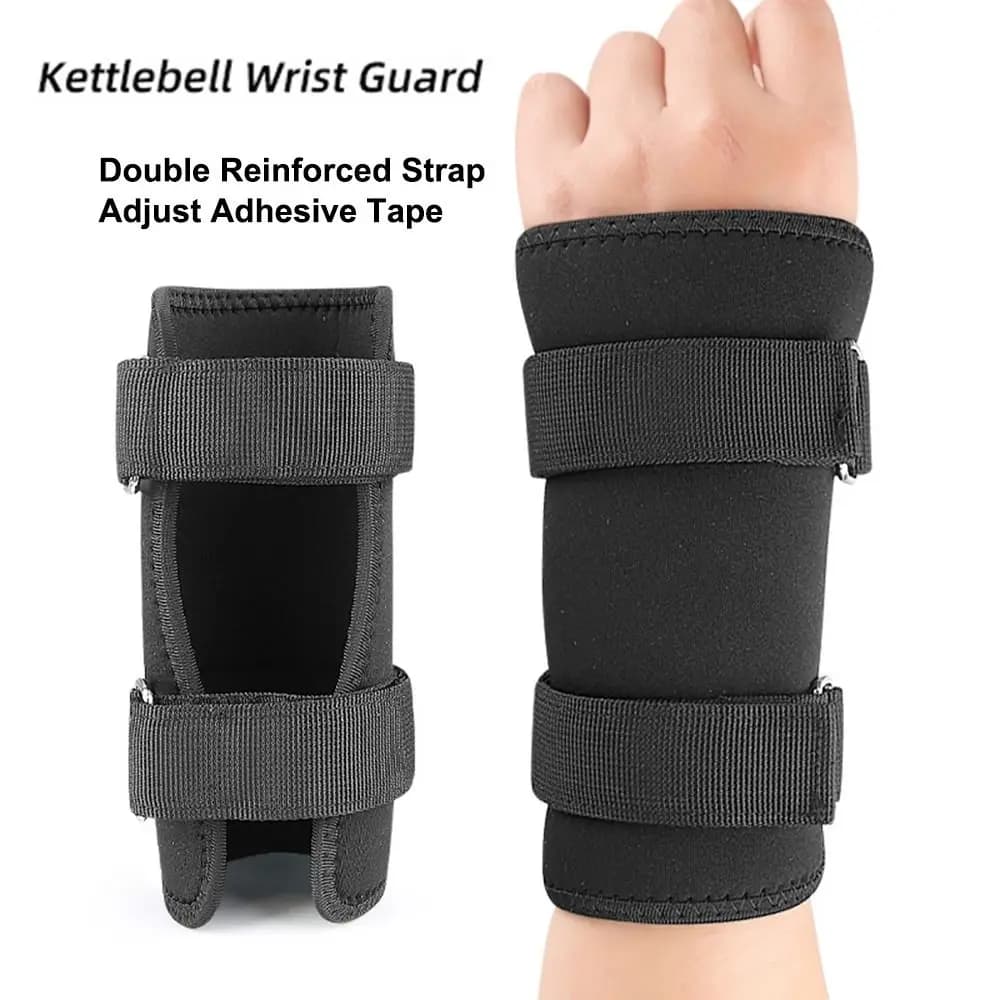 1pc Adjustable Straps Kettlebell Wrist Guards Lightweight 7mm Protection Forearm Guards Durable Comfortable Wrist Guards