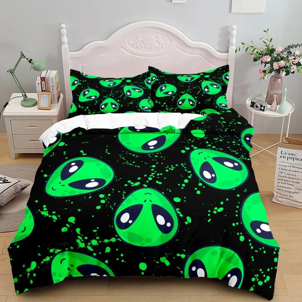 Aliens UK Single Double Queen US Twin Full King Size Set Bedlinen Set Set Bedlinen Set Sets duvet