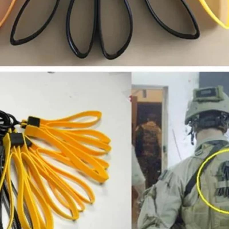 Fascette stringicavo in plastica, manette, cintura decorativa sportiva CS, attrezzatura sportiva TMC, fascette stringicavo usa e getta, giallo nero