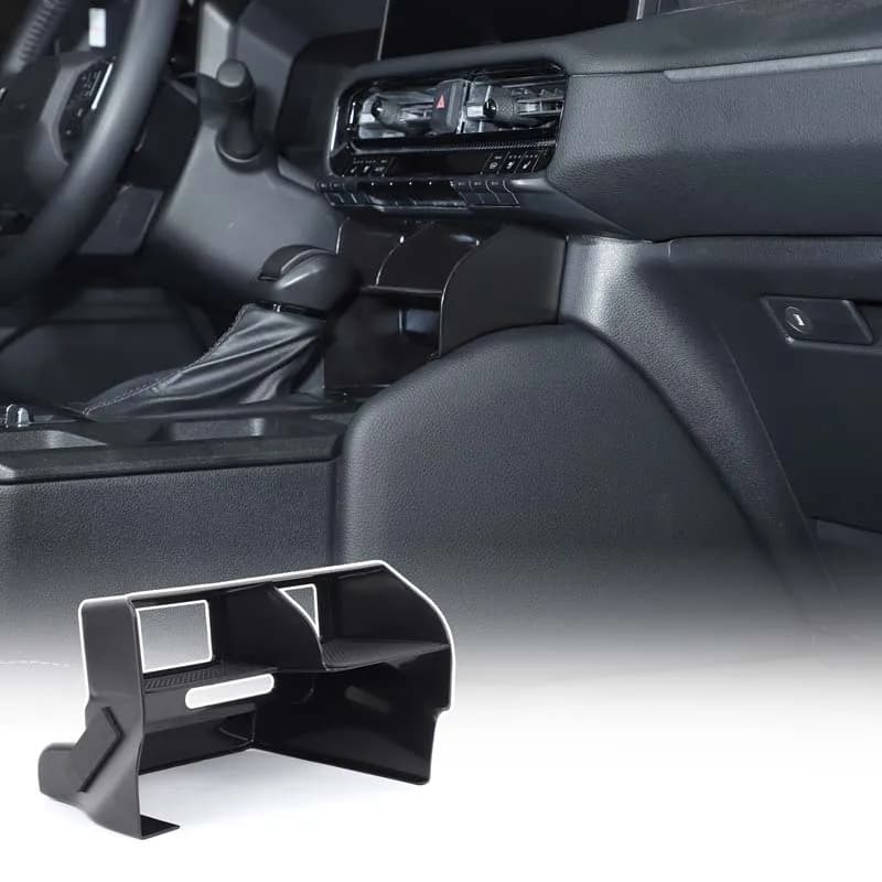 Per Toyota Land Cruiser Prado J250 LC250 2024 2025 ABS Car Center Console Organizer Vassoio scatola di immagazzinaggio Accessori